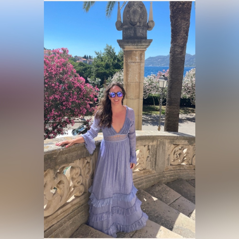 Free People Blue Maxi Dress - Picture 7 of 8